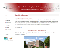 Tablet Screenshot of hp-steuerberater.de